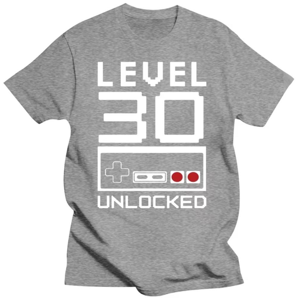 Level 30 Years Old 1993 30th Birthday Gift T Shirts Graphic Cotton Streetwear Short Sleeve O-Neck Harajuku T-shirt