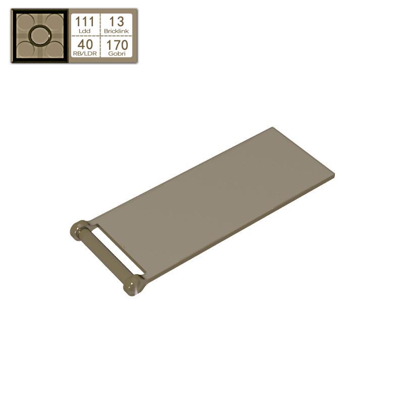 BRICKE 30292/35252/72154 Flag Piece 3x7 Building Block Compatible with LEGO