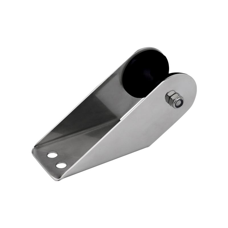 White Single Wheel Anchor Bow Roller 316 Stainless Steel Bow Roller for Marine Accessories