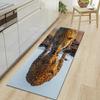 1Pcs Tiger Pattern Floor Mat Modern Kitchen Polyester Rug Non-Slip Colorful Indoor Carpet, For Home Bathroom Bedroom Living Room Decor