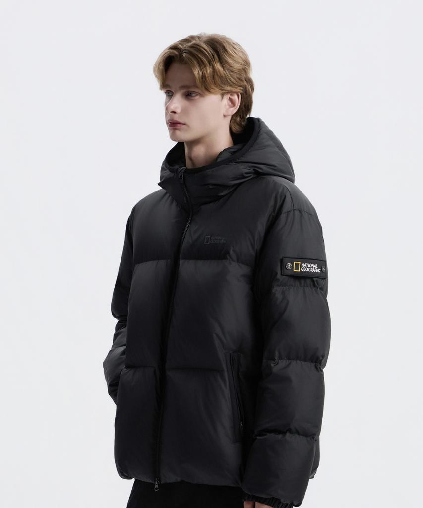 Nationalgeographic N254Udw971 Nana Padded Hoodie Goose Down Jumper Black
