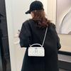 Niche Rhombus Portable Chain Bag 2025 Autumn and Winter New Versatile Simple Temperament Small Square Bag Single Shoulder Messenger Bag