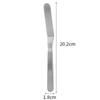 Sleek and Practical Stainless Steel Offset Spatula for Intricate Cake Decorating Tasks At Home or Professionally