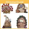 Fairy Tale Door Wooden Decor For Home Garden And Staircase Decoration