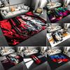 Large Size Car Themed Rug, Sports Car and Artistic Pattern Living Room Mat, Home Decor Carpet, Diverse Scene Floor Cover
