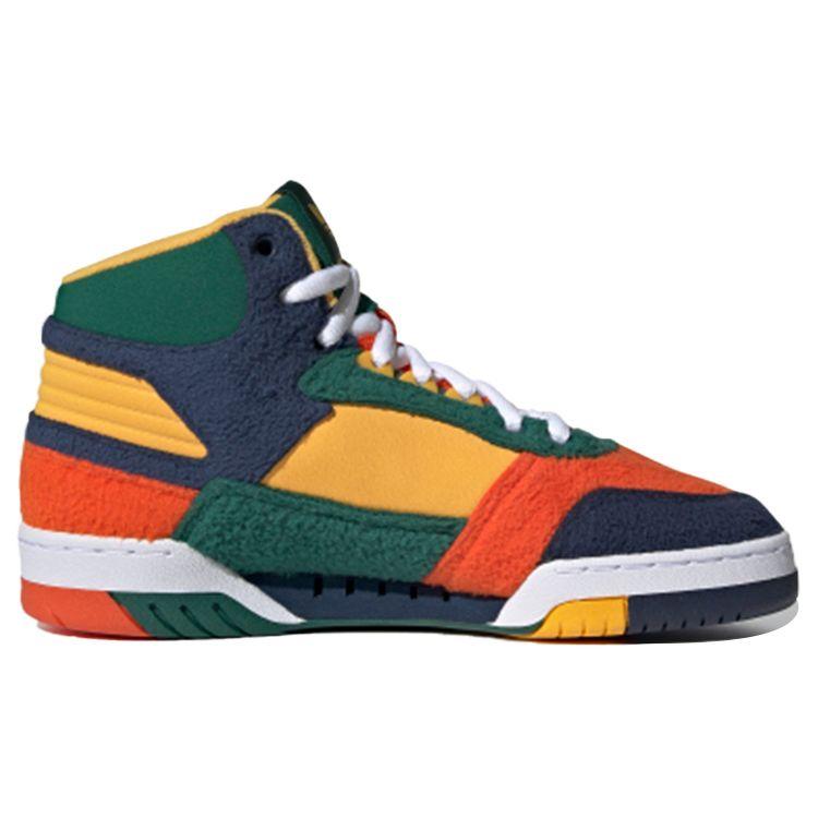 adidas Originální dámské vysoké skate tenisky Carrera Zelená Modrá Oranžová FV5024