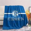 Schalke Logo Blanket, High Quality Comfortable for All Seasons, Home Decor, Warmth and Comfort