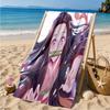 Butterfly Nezuko Fantasy Beach Towel Microfiber Beach Towel, Lightweight and Quick-Dry, for Summer Travel, Swimming Pool Fan Birthday Gift