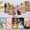 Cute Corgi dog Phone Case for Redmi Note 12 12S 12C 13 13C 13R 14 14S 14R 14C 11A 13X A3 A3X A4 A5 Pro Max Plus