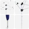 Pop Up Party Tent 290 X 290 X 245 Cm Blue