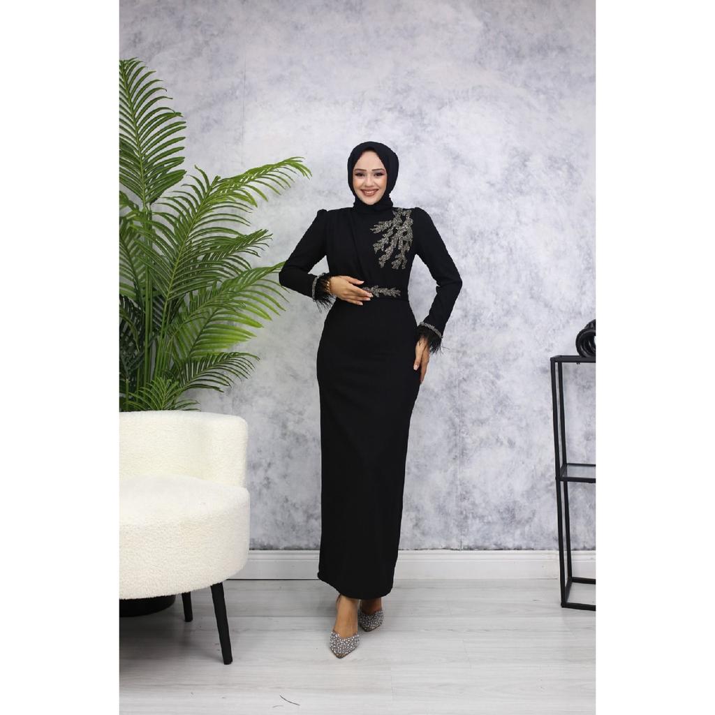 yk Hijab Evening Dress