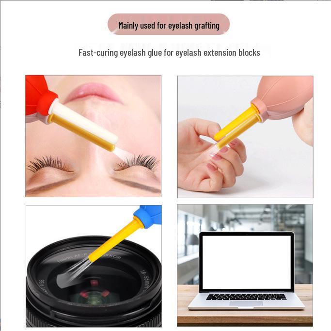 Odorless Soft Silicone DSLR Camera & Eyelash Extension Air Blower