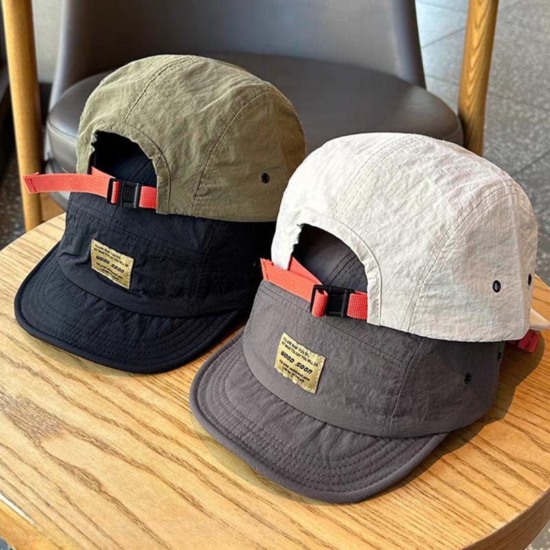 Japanska Snabbtorkande Andningsbara Baseballkepsar Med Kort Skärm För Män Kvinnor Ansikte Liten Mjuk Topp Hip-Hop Keps Kvinnor Mjuk Skärm Solhatt
