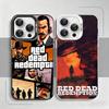 Spiel R-Red D-Dead R-RedemptionS Handyhülle Für iPhone 12 11 13 14 15 16 17 Max Pro Plus Mini Schutz Hülle mit IMD Farbe