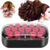 15 pezzi Bigodini Elettrici per Permanente Capelli Rullo Arricciacapelli 30mm con Pinze