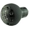 Lunsom PU Shift Knob 5 Speed Ball Shift Knob General Auto Manual Car (Black)