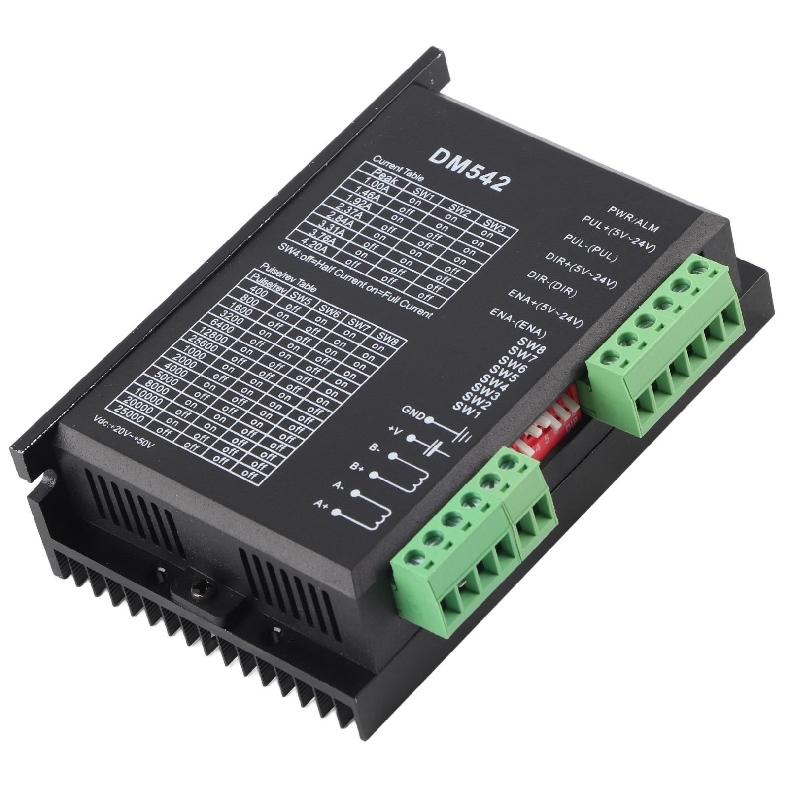 Koogeelife Dm542 2 Phase Stepper Motor Driver 57 86 Series Stepping Motor Driver 18 48Vdc Peak 4.2A