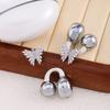 Sparkling Crystal Butterfly Earphone Clip For Freeclip Durability Electroplated Copper Universal Fit Easy Snap On Secure