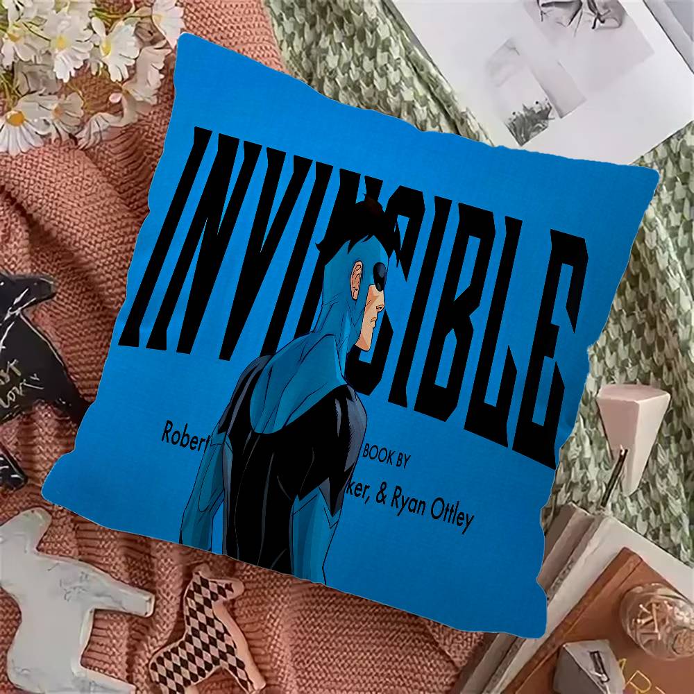 

I-Invincible Stitch Lucky Dragon pillow cover sofa cushion cover home room decoration children gift 12x12Inch