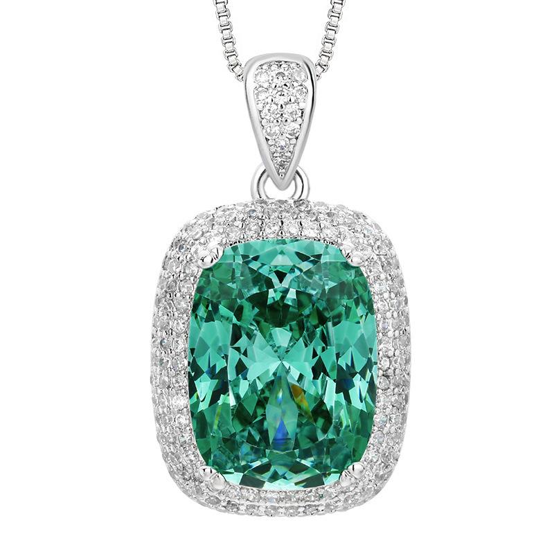 WNFU Women's Jewelry Set, Paraiba Green, Copper