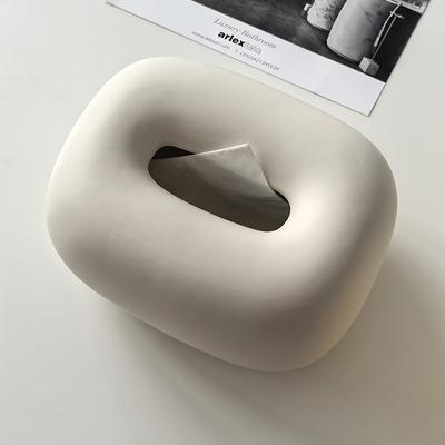 Creatieve Keramische Hoek Tissuebox Koffietafel Bureau Decoratie Minimalisme Keramische Tissuebox Nachtkastje Papieren Handdoekhouder