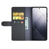 For Xiaomi 14 Case Genuine Split Leather Phone Cover with Wallet Stand
