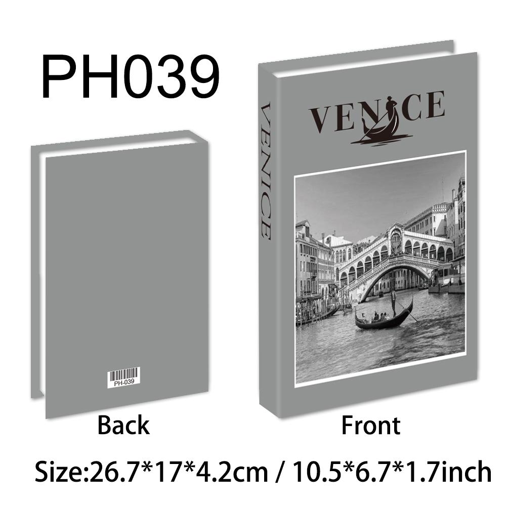 New York Paris London Series Luxury Fake Book Decoration Remote Control Storage Box Fashion Coffee Table Decoration Accessories