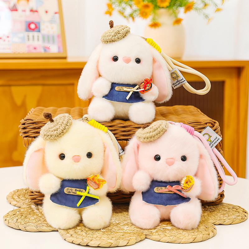 Bunny Lolita Plush Keychain Cute Hanging Doll For Bag Decor And Gift