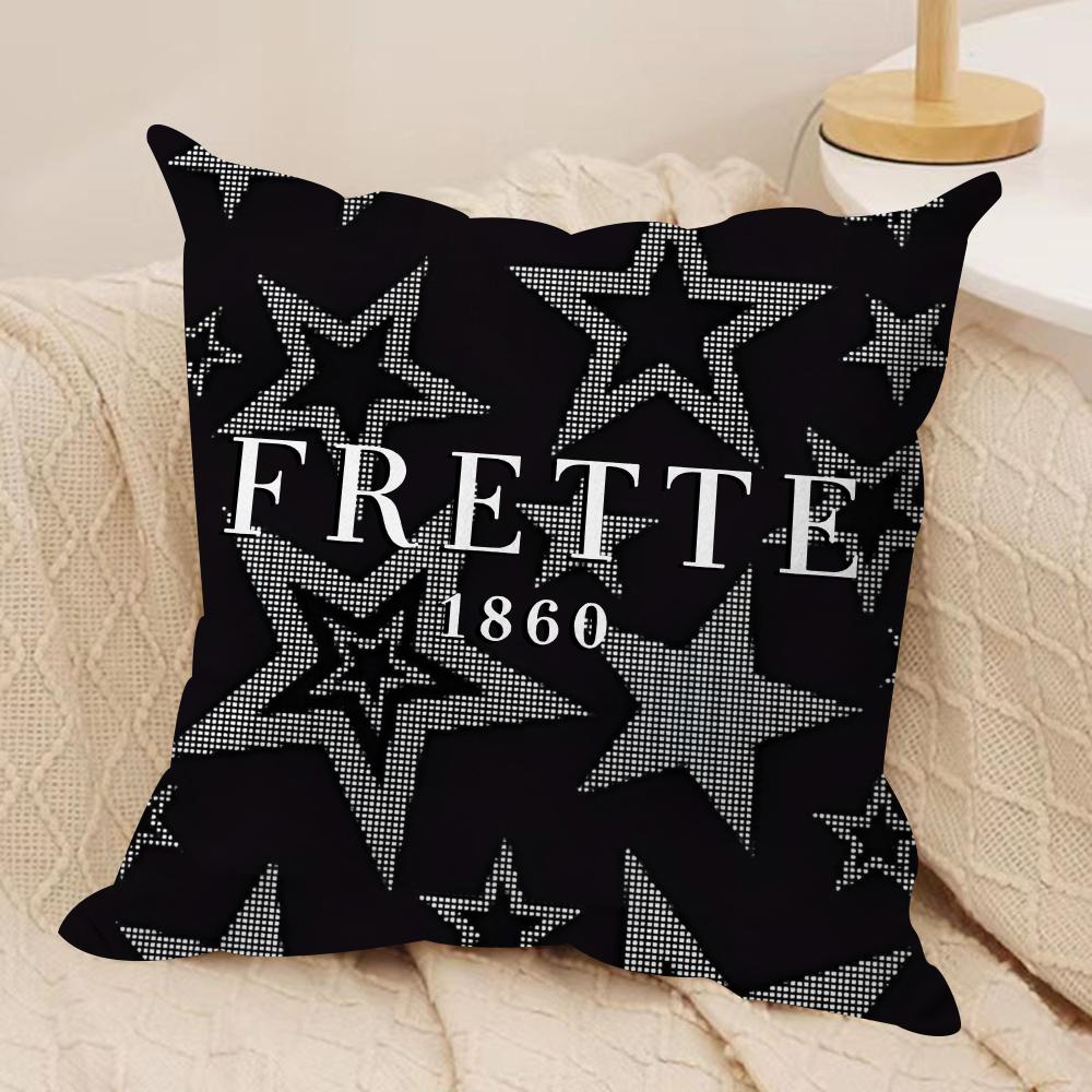 Luxury FFREITAGS Cushion Cover Soft Plush Fabric DoubleSided Printed Sofa Cushion Cover for All Seasons Home Decor Gift