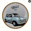 Segno di Latta Metallica per Auto d'Epoca Mini Cooper Classica Decorazione Murale per Casa Ufficio Bar Caffè