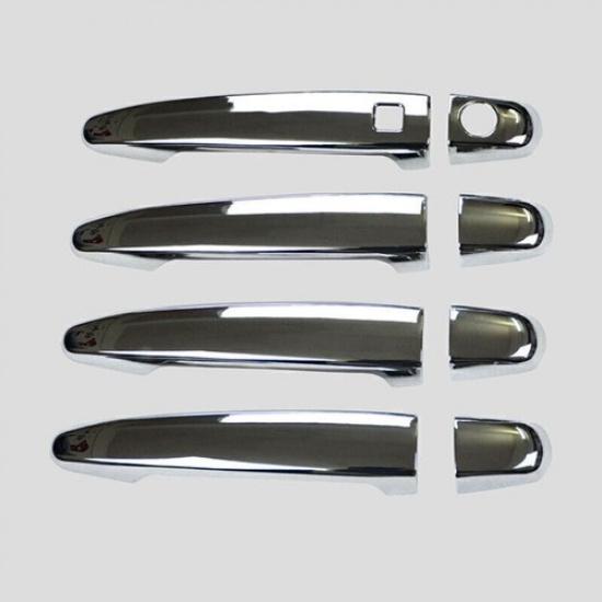 For Toyota Highlander 2008 2009-2013 Car Door Side Handle Chrome Cover Trim 8pcs