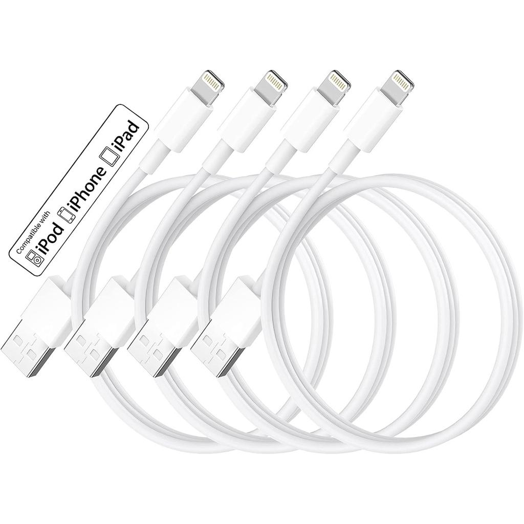 For IPhone Charger Cable 3ft 4Pack for Lightning To USB Charging Cord 3Footfor Apple for IPhone 14 Pro Max/14/13/12/11/XR/Xs/X