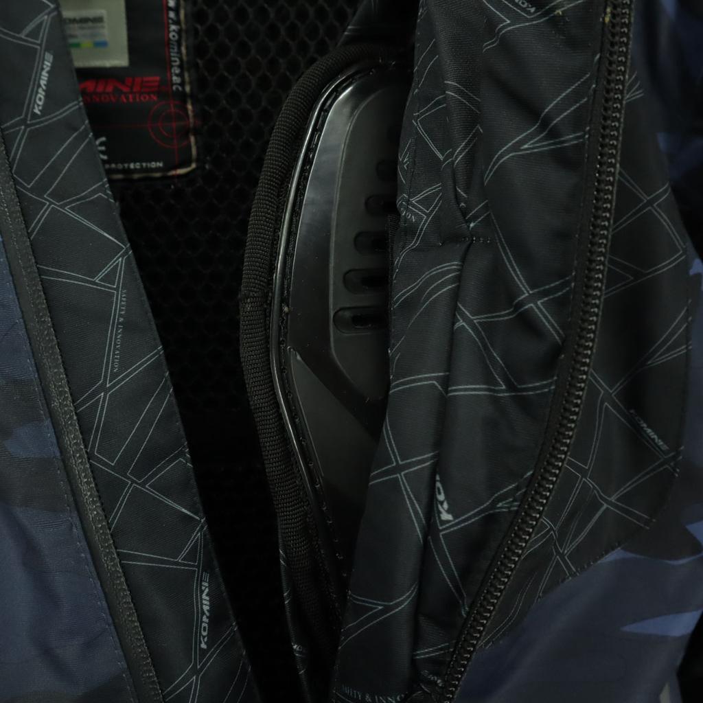 KOMINE Camouflage Langarm Motorrad Touring Hoodie Jacke Damen Gebraucht