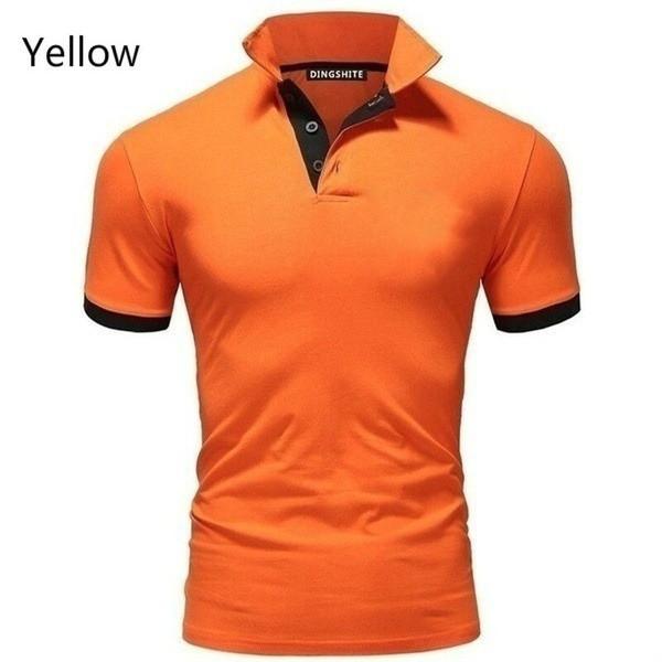 Męski T-shirt z Nadrukiem Personalizowany Slim Krótki Rękaw Koszulka Polo