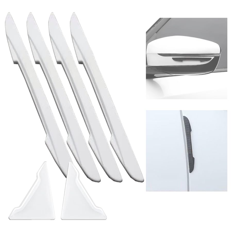 

BYBY Защита двери, Защита боковой двери, Защитные наклейки, Для автомобилей, Защита двери, Защита от царапин, Ударопрочный, белый