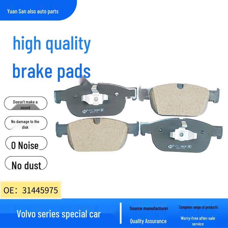 Compatible Front Brake Pads for Volvo Model 31445975 Ceramic