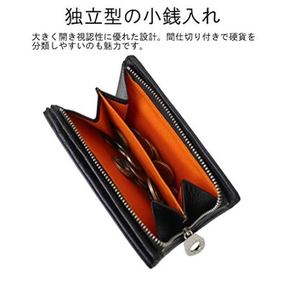 [Castelbajac] Bifold Wallet with Coin Purse Middle Wallet PICCOLO 022615 Black