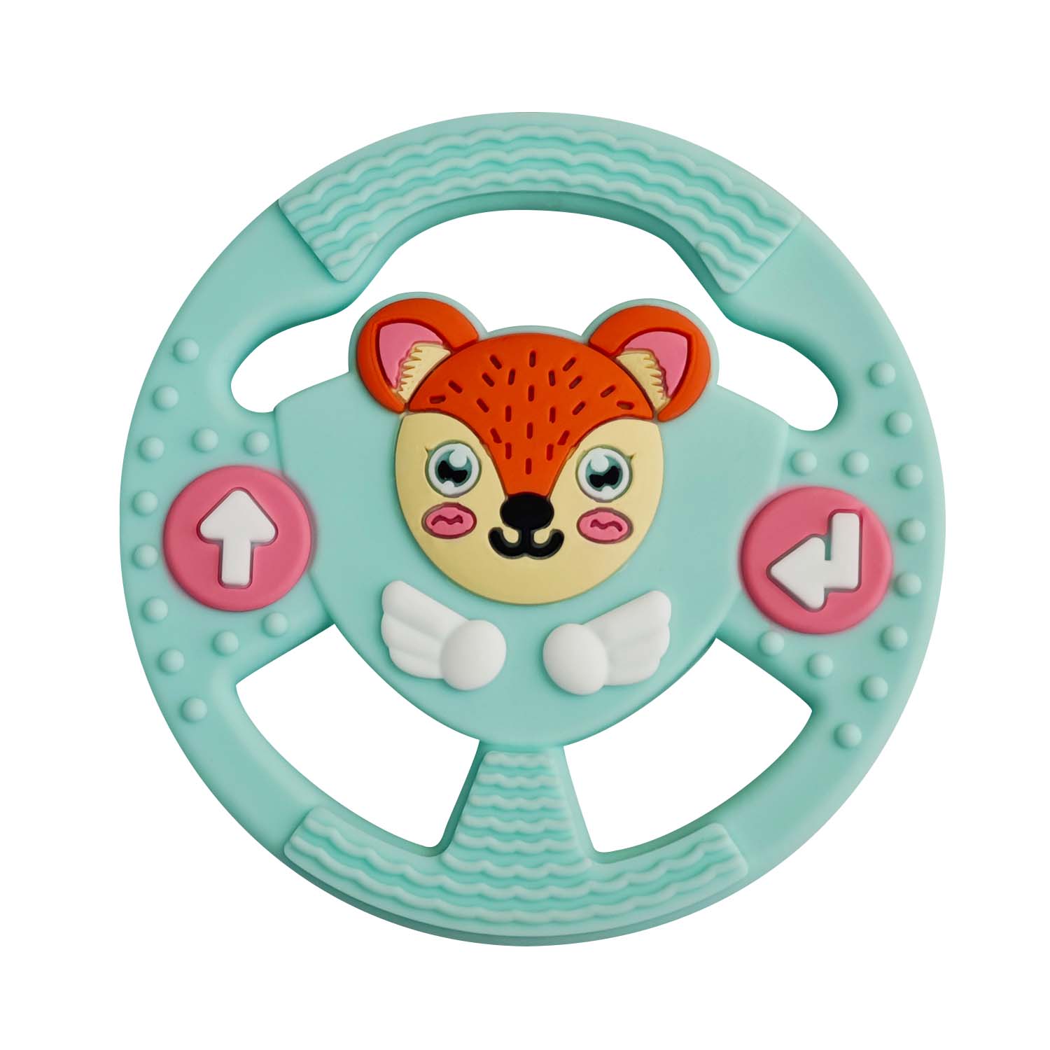 

Силиконовый прорезыватель для новорожденных, мультяшной формы, прорезыватель для младенцев без BPA, подарок для новорожденного, праздничный подарок на день рождения