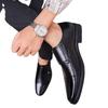 Men's Leather Shoes Large Size New Leather Shoes Fashion Business Dress Shoes Trend Foot Wedding Shoes
