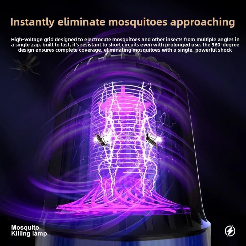 Lámpara antimosquitos eléctrica USB, dispositivo repelente de insectos silencioso y portátil