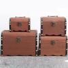 Decorative Locking Wooden Coin Saver Bucolic Treasure Box For Home Office Kids Bedroom Storage Accessories