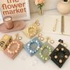 Boho Style Butterfly Wristlet Wallet Keychain Butterfly Charm Bangle Wallet Keychain  Cards Storage