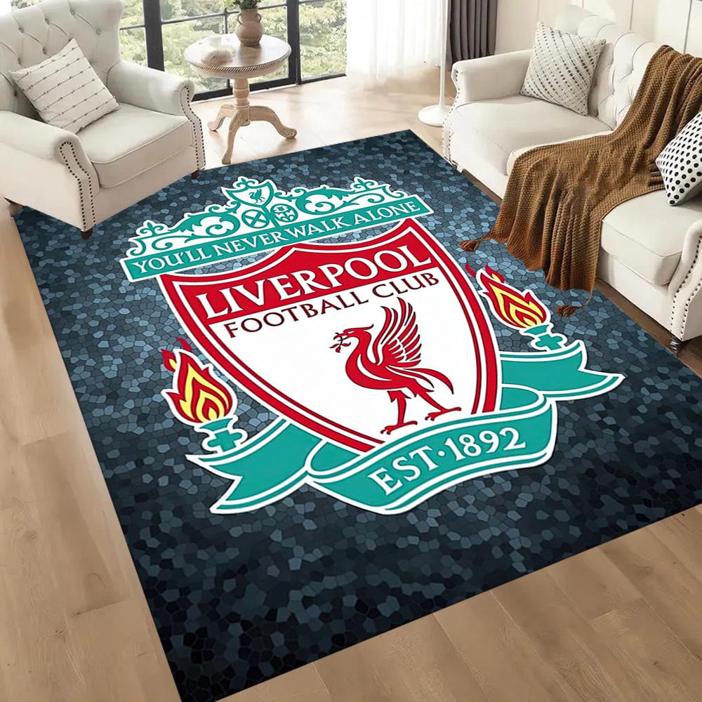 Liverpool Football Club Floor Rug Office Rug Design For Study Room Entryway Playrooms Outdoor Antislip Rug Anime Office Decor Spiritual Gift