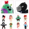 Stars Cactus Brawl Leon Nita Poco Spike Plush Toy Pendant Stuffed Doll Kids Gift