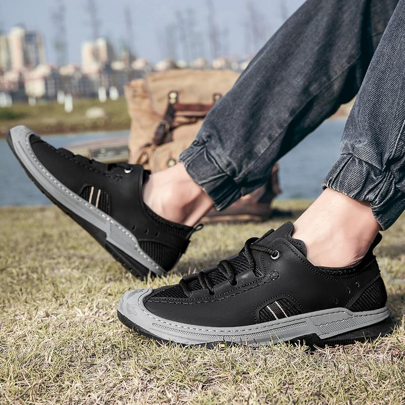 Fashion Lightweight Walking Sneakers Non-Slip Comfortable Gym Sports Shoes Casual Athletic Work Shoes Men's Breathable Running Shoes