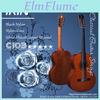Guitar Classical Authentic Irin Strings C103 Classical Guitar Black And White Nylon Light String Instruments