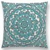 New Fantastic Snowflake Flowers Gorgeous Floral Doodle Colourful Decorative Pattern Mandalas Cushion Cover Sofa Pillow Case