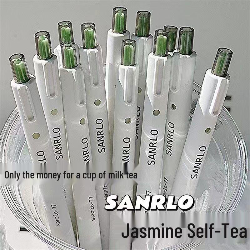 Jasmine Green Quick-Dry Black 0.5mm Exam Pen – Ideal for Students