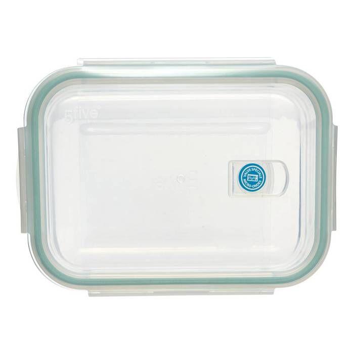 5five - 3 grandes boîtes rectangulaire de conservation "clipeat" verre