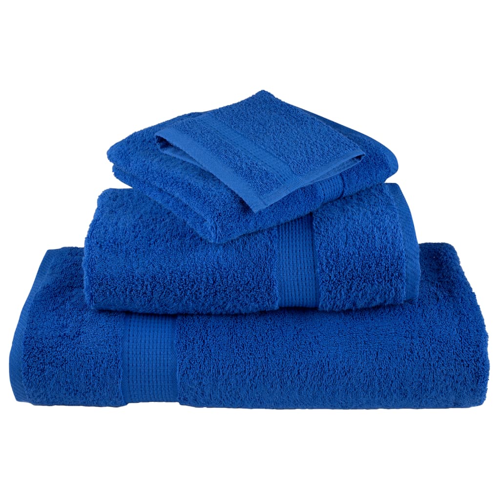 Premium Sauna Towels SOLUND 2 pcs Blue 80x200 cm 600 g m²